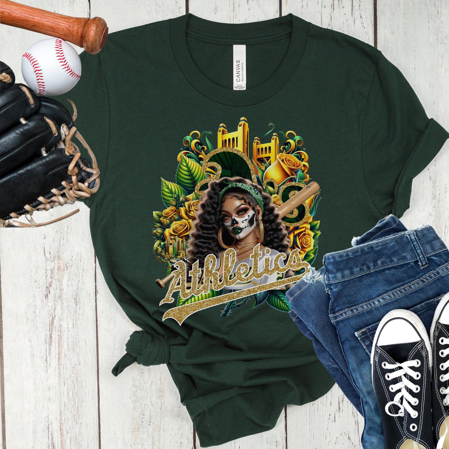 Athletics Día de los Muertos Shirt