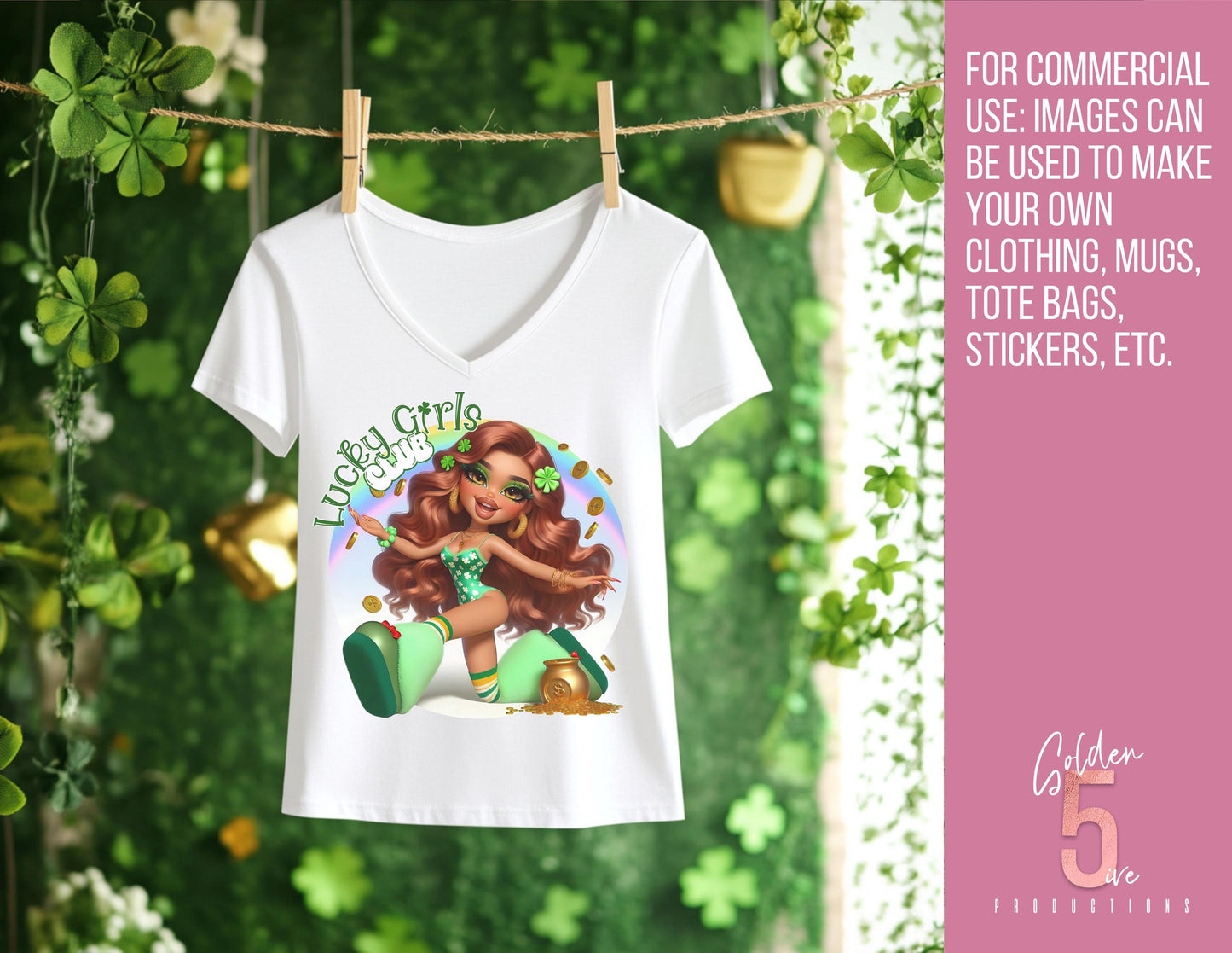 Lucky Babe Vol. 2 St. Patrick’s Day Digital Design Bundle SVG, PNG, JPG, PDF - Instant Download