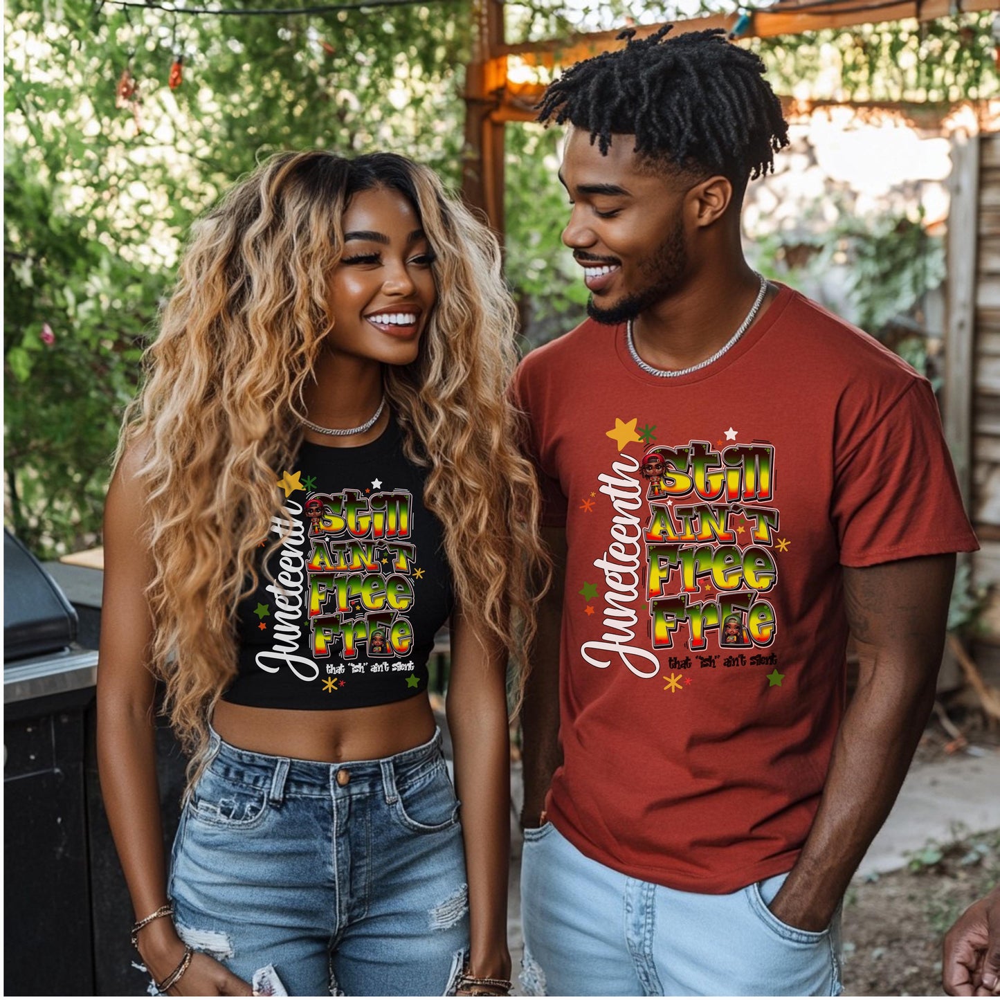 Still Ain’t Free-Free Juneteenth Digital Design SVG, PNG, JPG, PDF - Instant Download