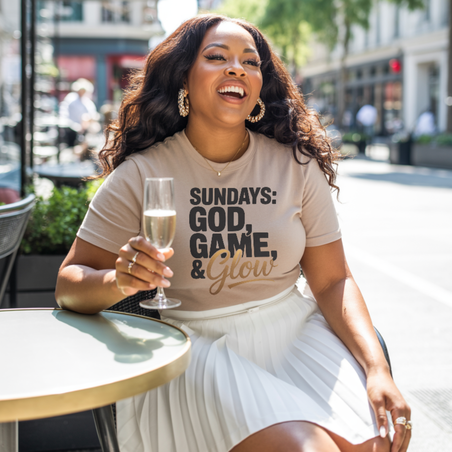 Sundays: God, Game & Glow Digital Design SVG, PNG, JPG, PDF - Instant Download