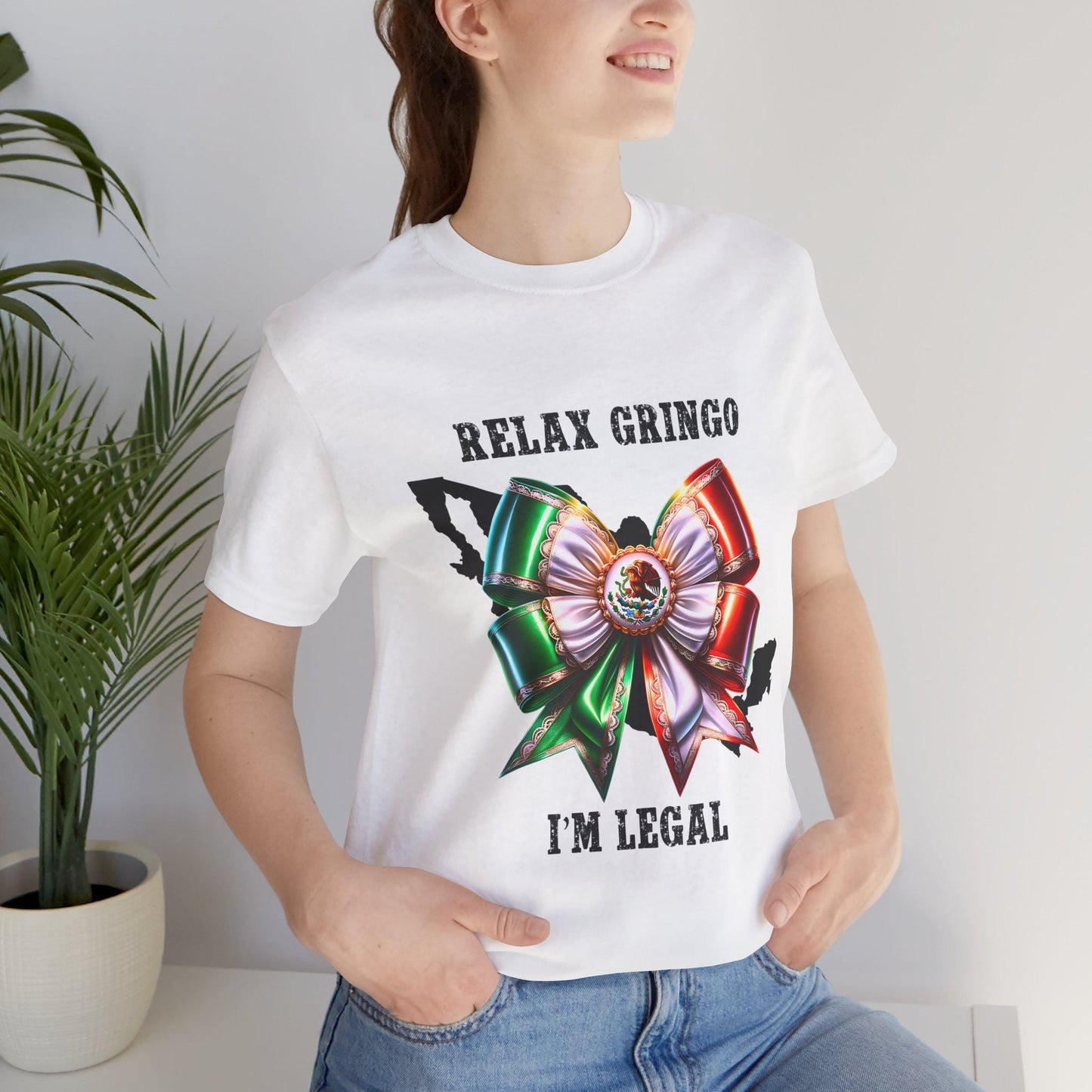 "Relax Gringo I'm Legal" Mexican Coquette Shirt