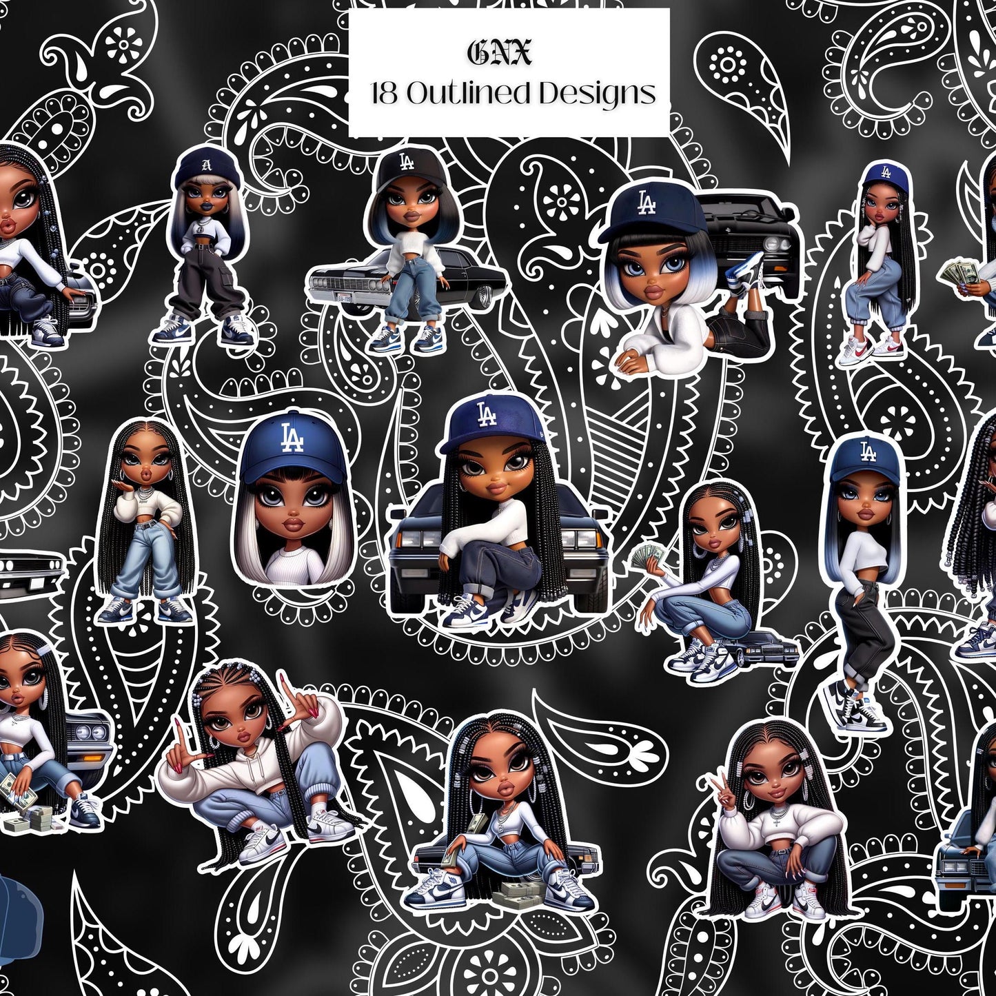 Kendrick Lamar GNX Digital Design SVG, PNG, JPG, PDF - Instant Download