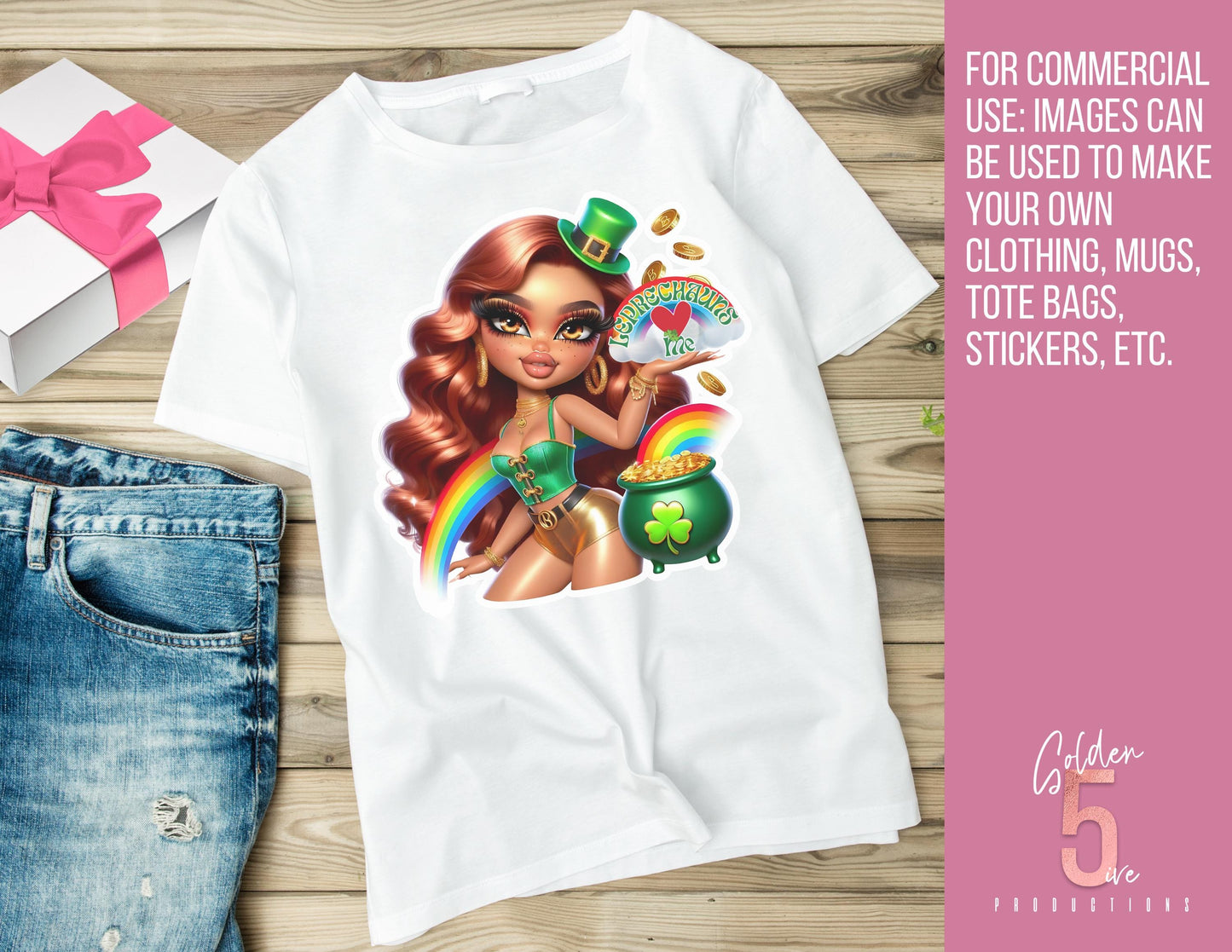 Lucky Babe Vol. 2 St. Patrick's Day Digital Design Bundle SVG, PNG, JPG, PDF - Instant Download