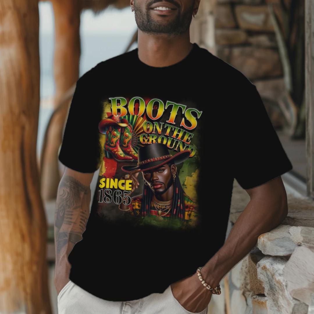 Juneteenth Boots On Da Ground Digital Design SVG, PNG, JPG, PDF - Instant Download