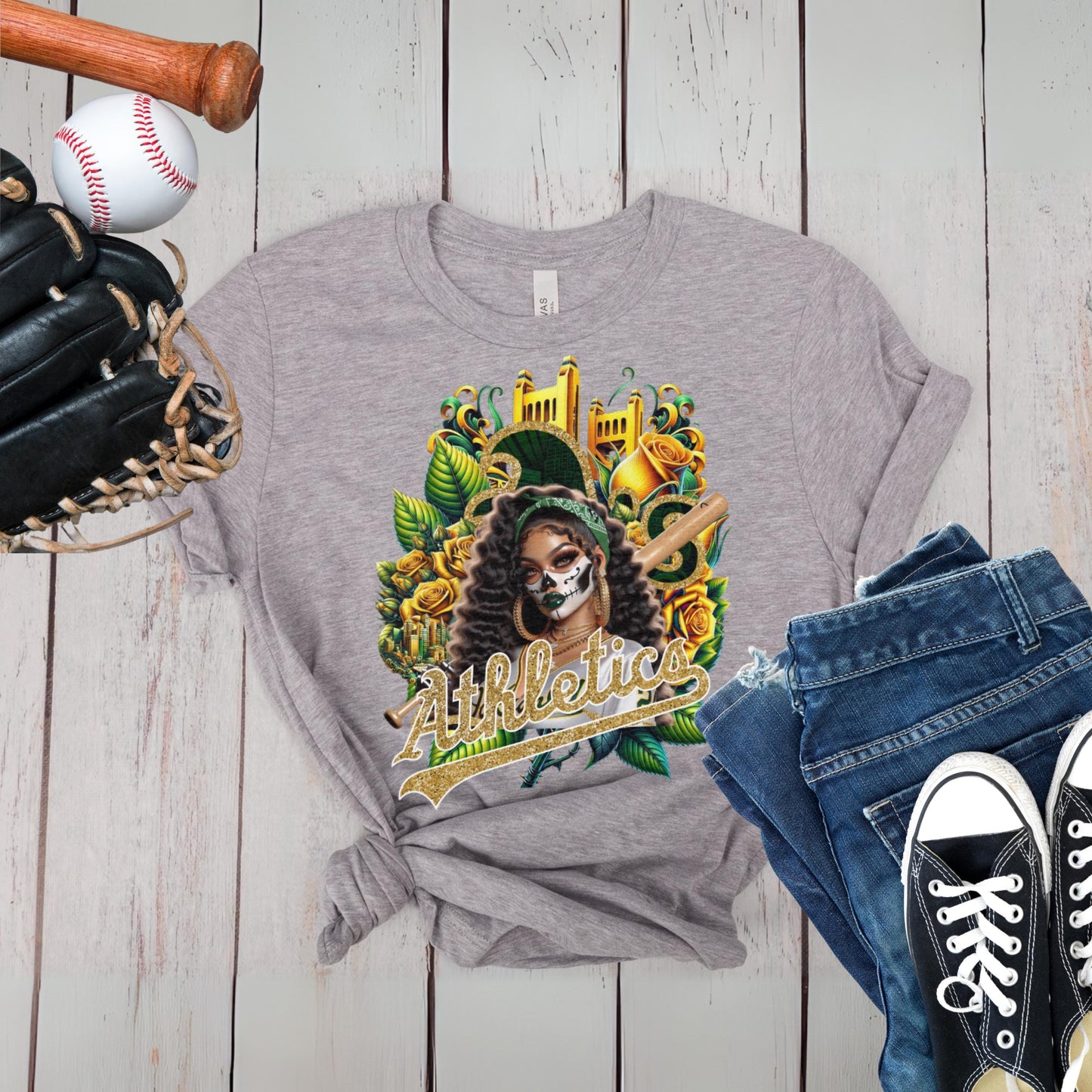 Athletics Día de los Muertos Shirt