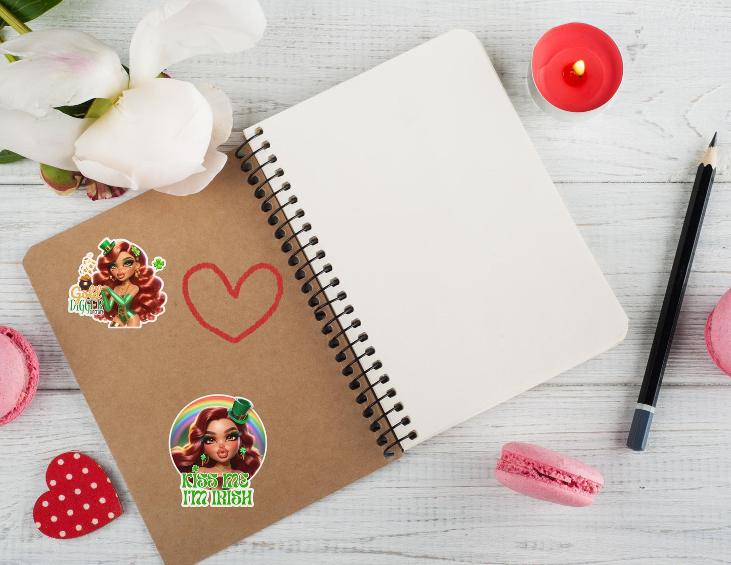 Lucky Babe Vol. 2 St. Patrick's Day Digital Design Bundle SVG, PNG, JPG, PDF - Instant Download