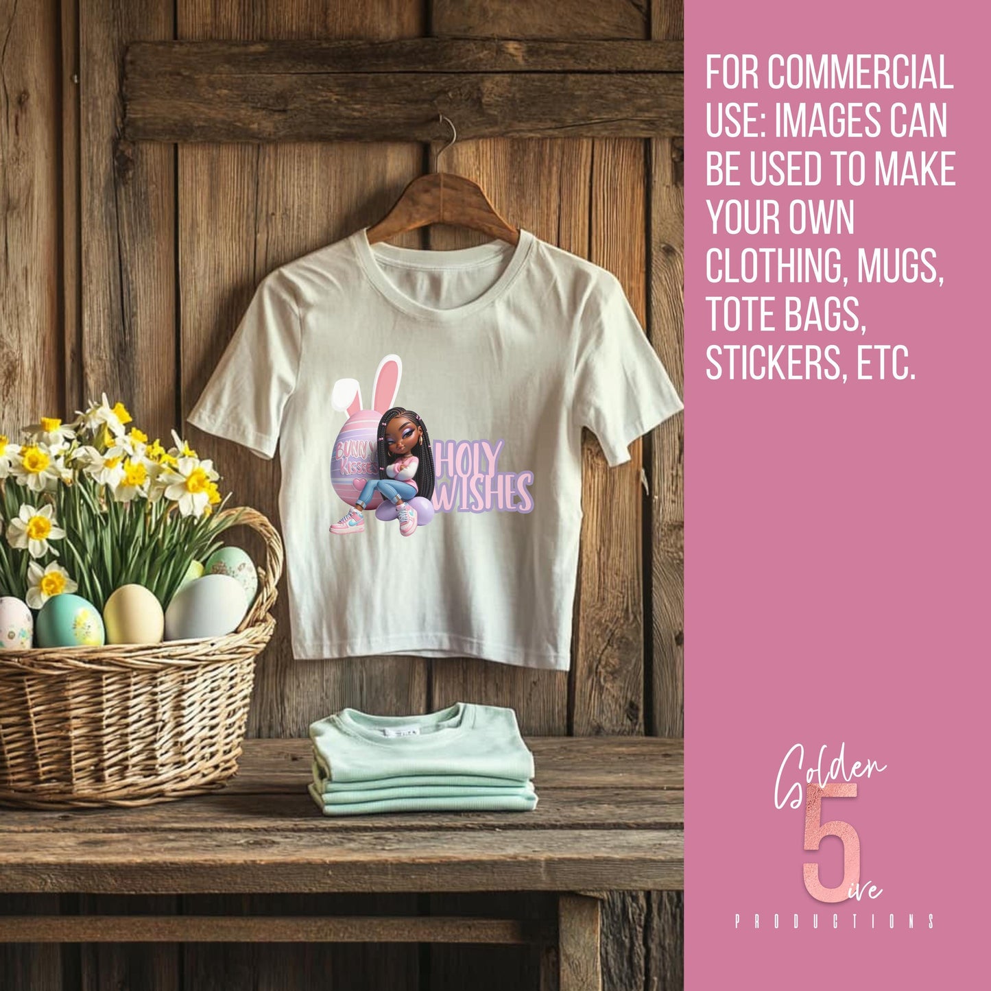 Easter Digital Design Bundle SVG, PNG, JPG, PDF - Instant Download