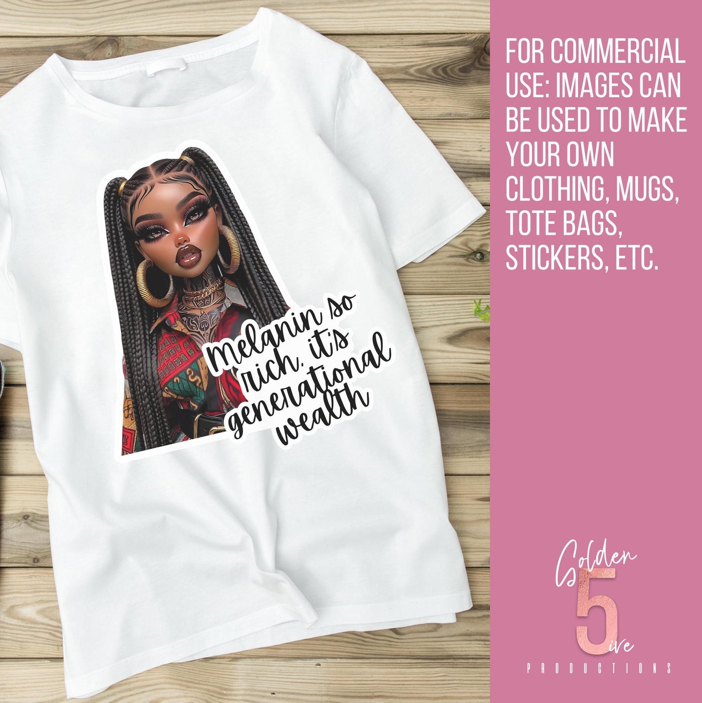Black History Month Empowerment Vol. 2 Digital Design SVG, PNG, JPG, PDF - Instant Download
