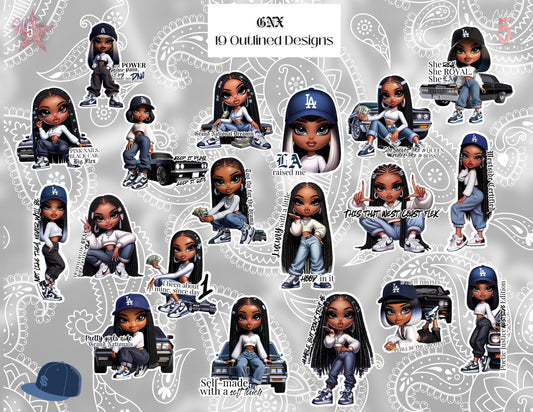 Kendrick Lamar GNX-Inspired Digital Designs SVG, PNG, JPG, PDF - Instant Download