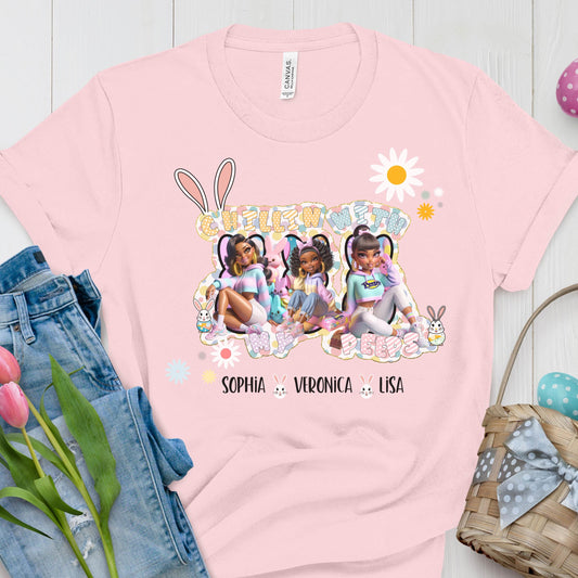 Chillin’ With My Peeps Custom Easter Digital Design SVG, PNG, JPG, PDF - Instant Download
