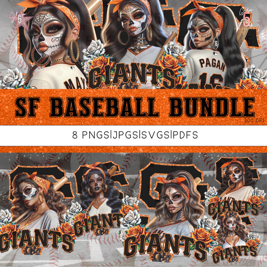 SF Giants-Inspired LatinX Digital Design SVG, PNG, JPG, PDF - Instant Download