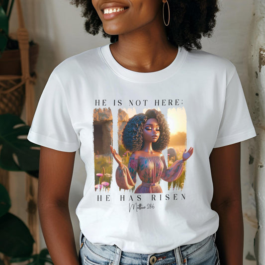 Resurrection Sunday “He is Not Here, He Has Risen” Easter Shirt