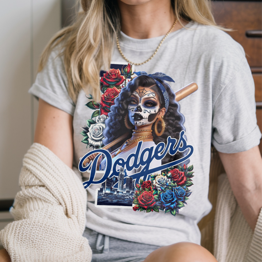 LA Dodgers Día de los Muertos Shirt