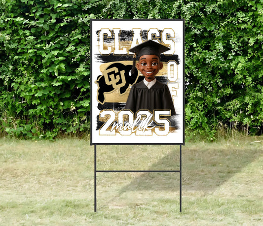 Custom Graduation Portrait Personalized Cartoon Graduation Digital Design SVG, PNG, JPG, PDF - Instant Download